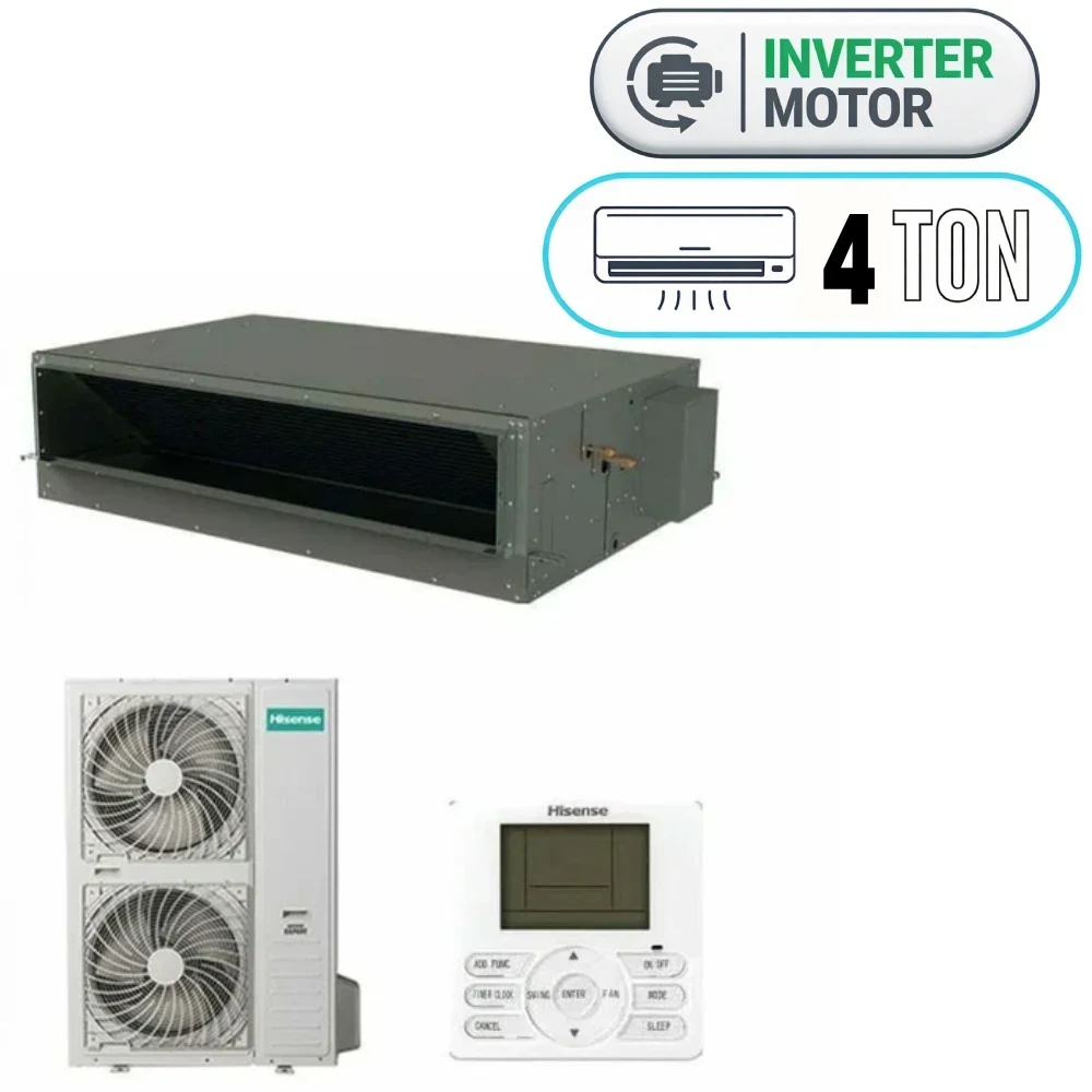 Hisense QAUD-48UT4 Air Conditioner - Cassette Type - 4 Ton - Inverter