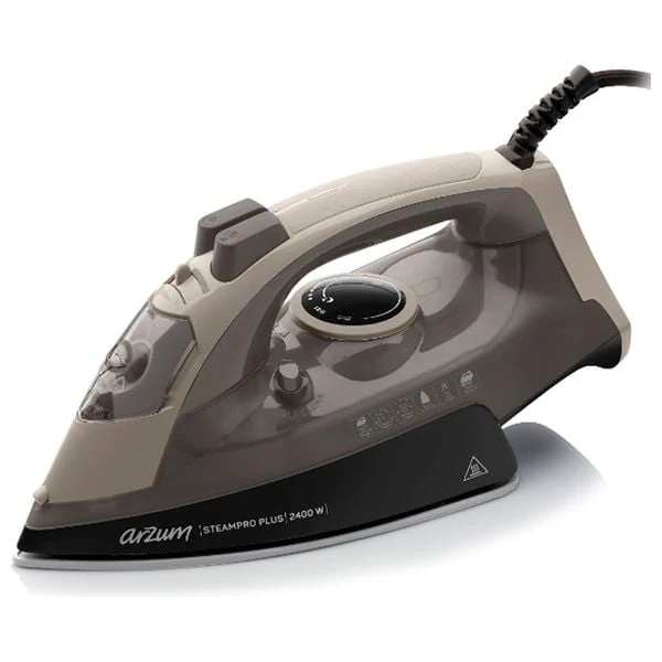  مكواة بخار ارزوم ستيم برو بلس - 2400 واط - AR6016 - بني 