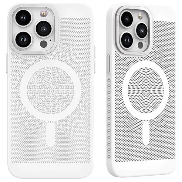  Fashion Case Mobile Cover For iPhone 16 Pro Max - White 