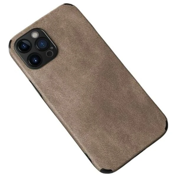  Fashion Case Mobile Cover For iPhone 12 Pro - Brown 
