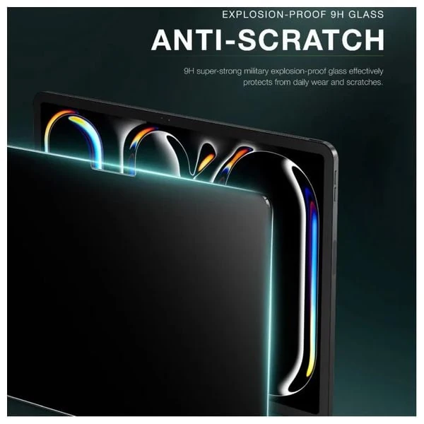  iPad screen protector, Green Lion - 360° privacy - Compatible with iPad Pro 13 / iPad Air 13 - Black 