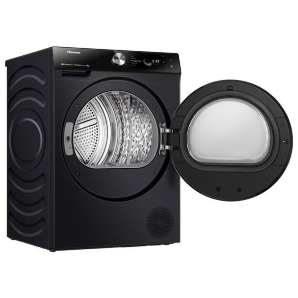 Hisense DH7S107BB - 10Kg - Front Loading Dryer - Black Titanium