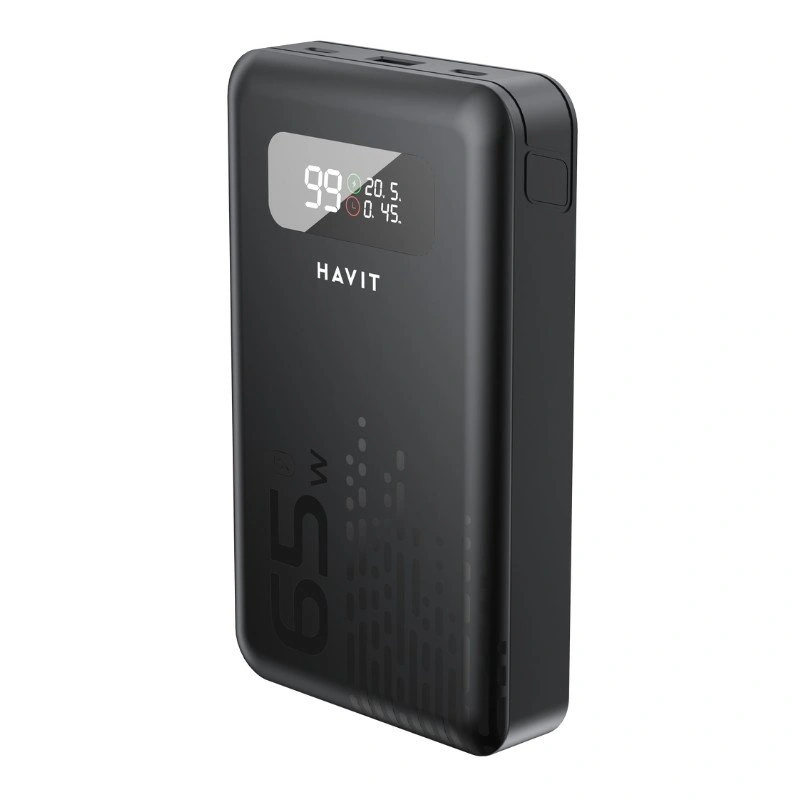 Power Bank Havit PB5212 20000mAh 100W with 2 Cables Black