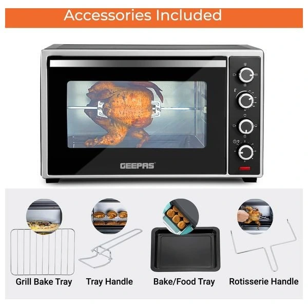 Geepas GO34012 - Electric Oven - 60L - Black
