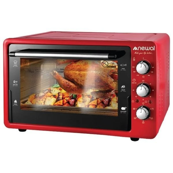  Newal MOV-1637-03 - 36L - Electric Oven - Red 