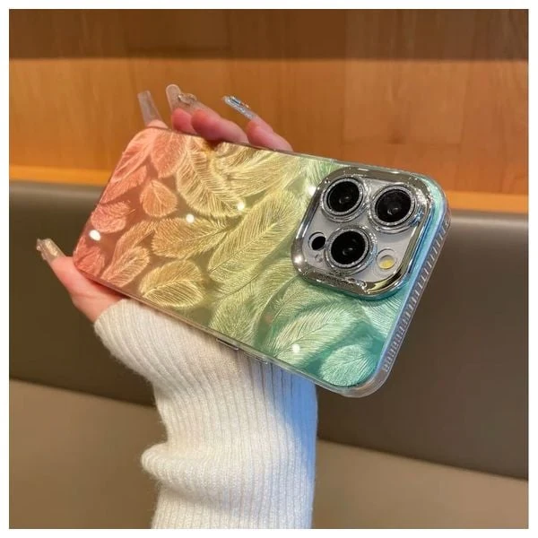  Fashion Case  Mobile Cover For iPhone 16 Pro Max - Desert Titanium 