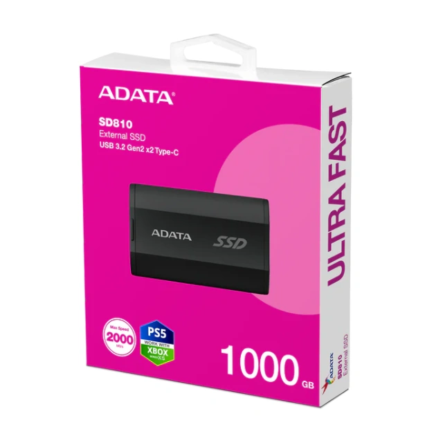External SSD ADATA SD810 USB 3.2 1TB Black
