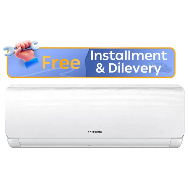 Samsung AR12BQHQGWK/IQ - 1 Ton - Wall Mounted Split - White - Free Installation
