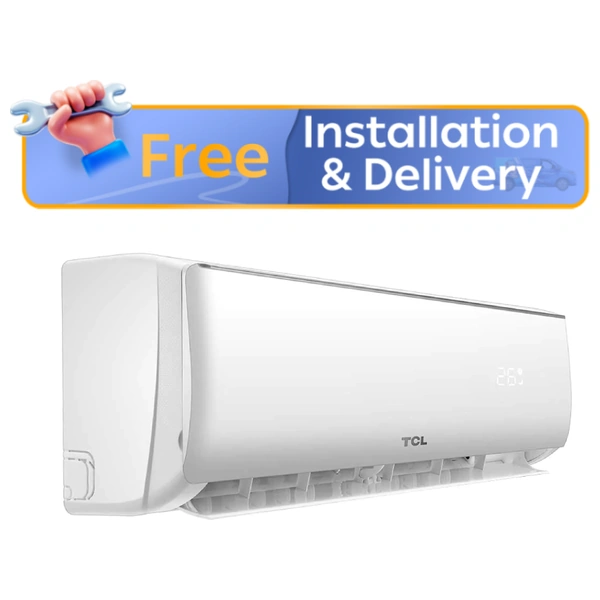 TCL TAC-24CHSA/KCI - 2 Ton - Wall Mounted Split - White - Inverter + AMP Control - Free Installation