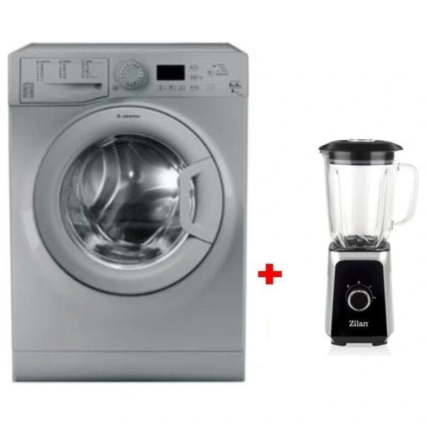 Ariston FDG9640SEX - 9 kg /6 kg - 1400RPM - Front Loading Washing Machine & Dryer - Silver