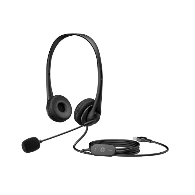 سماعة رأس ستيريو إتش بي USB G2-428K6AA