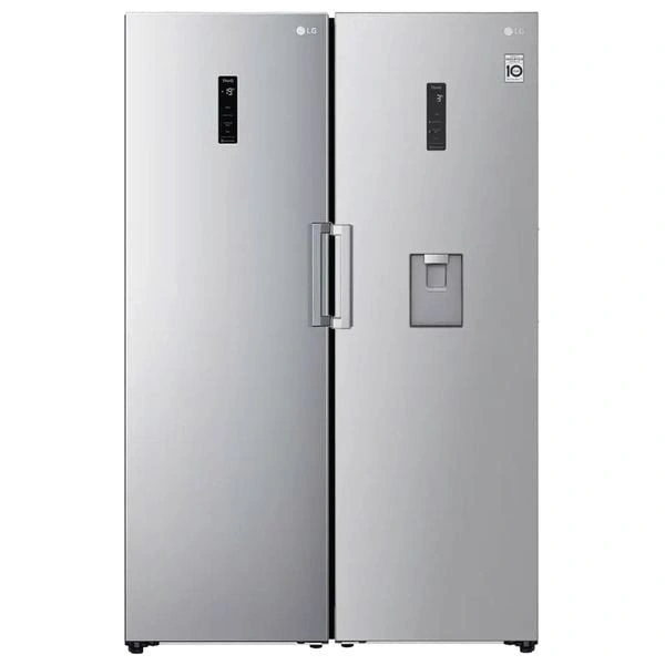 LG TWIN FREEZER AND REFRIGERATOR INVERTER GR-B414ELFM/GR-F411ELDM - 1-Door stainless steel
