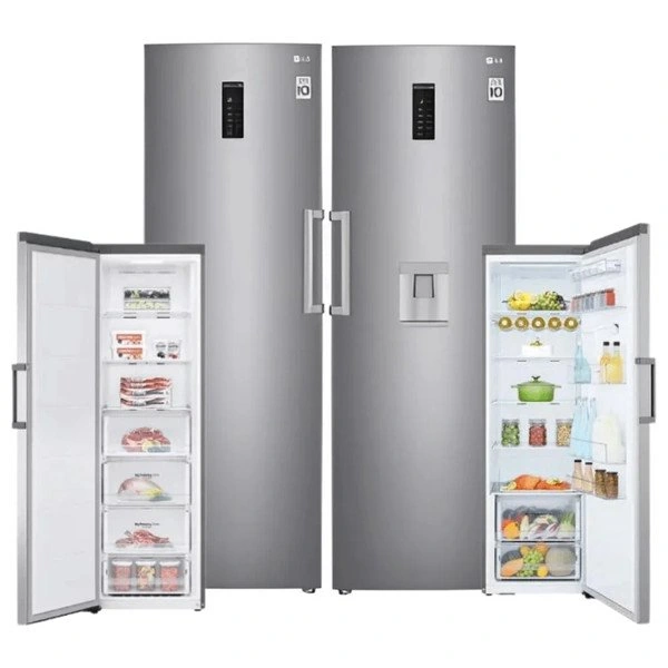 LG TWIN FREEZER AND REFRIGERATOR INVERTER GR-B414ELFM/GR-F411ELDM - 1-Door stainless steel