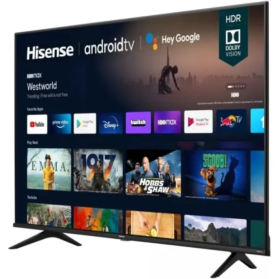 Hisense Q6GN Television - 50 Inch - 4K Ultra HD - Smart Google TV - QLED - Black