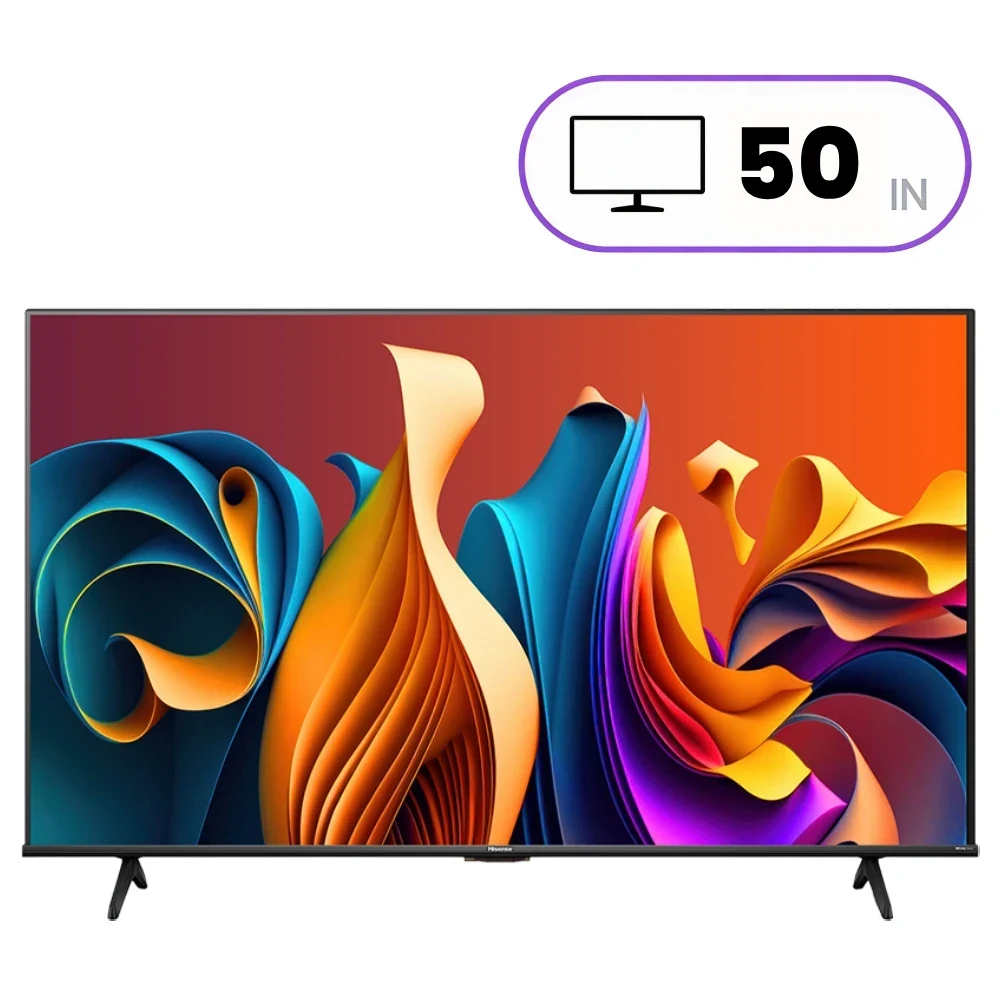 Hisense Q6GN Television - 50 Inch - 4K Ultra HD - Smart Google TV - QLED - Black