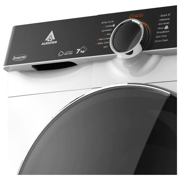 Alhafidh 7FLW80 - 7Kg - 1400RPM - Front Loading Washing Machine - White
