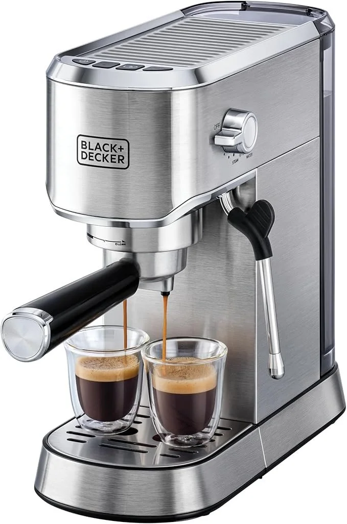  Espresso Coffee MachineBlack+Decker 15 Bar ECM150-B5