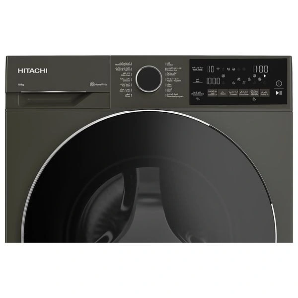 Hitachi BD-100XFVEM - 10 Kg - 1400RPM - Front Loading Washing Machine - Gray