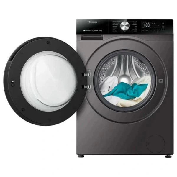 Hisense WD3S1043BT - 10/6Kg - 1400RPM - Front Loading Washing Machine & Dryer - Gray