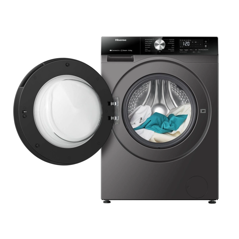 Hisense WF3S1043BT Washing Machine - 10.5 kg - Inverter - Titanium