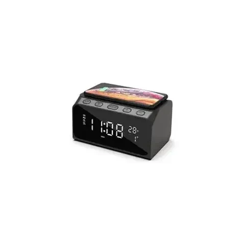 Wireless Charger with Clock Black Havit W3041