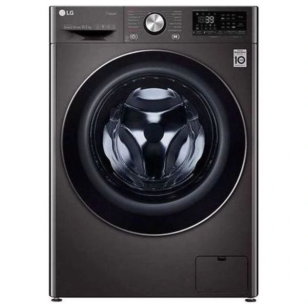 LG WV9142BRP - 10.5Kg - 1400RPM - Front Loading Washing Machine - Black