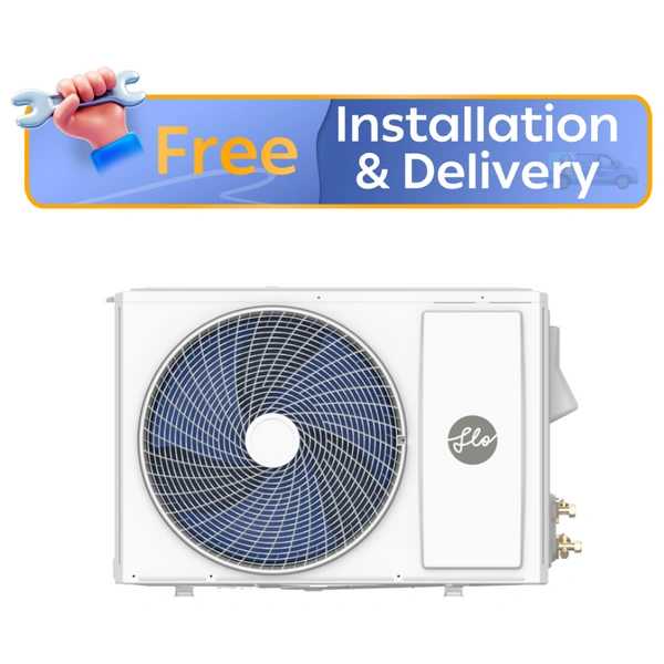  Flo AH18X23 - 1.5 Ton - Wall Mounted Split - Inverter - Amp Control - White - Free Installation 