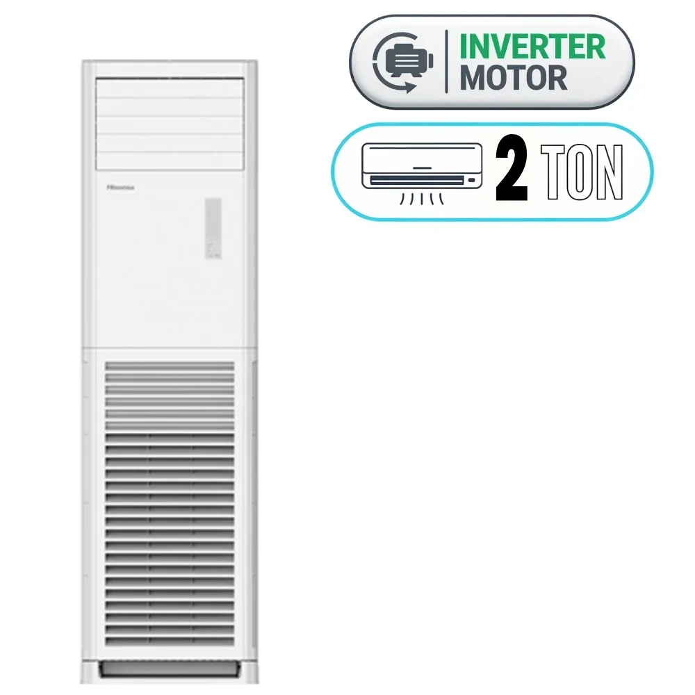 Hisense QAUC-24UT4 Air Conditioner - Tower - 2 Ton - Inverter - White
