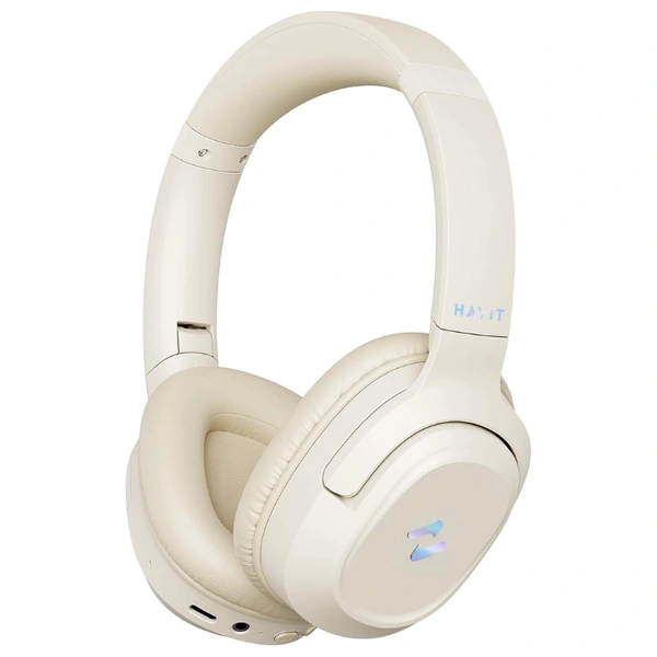  Havit H612BT PRO - Bluetooth Headphone Over Ear - Up To 55 hours - Bluetooth 5.3 -  Beige 