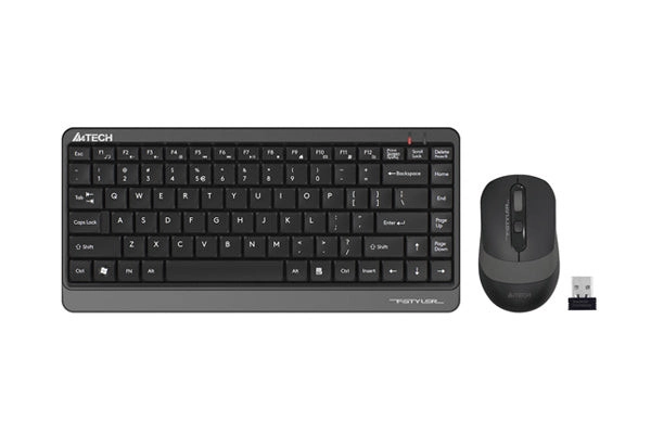 Wireless Keyboard & Mouse A4Tech FG1110 2.4 GH Gray
