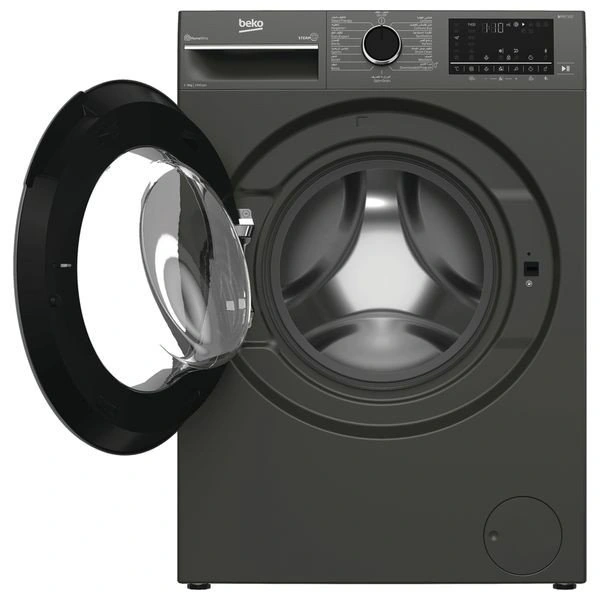 Beko WTV9014XS - 9Kg - 1400RPM - Front Loading Washing Machine - Gray