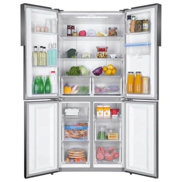 Haier RTG684WHJ - 17ft - French Door Refrigerator - Silver
