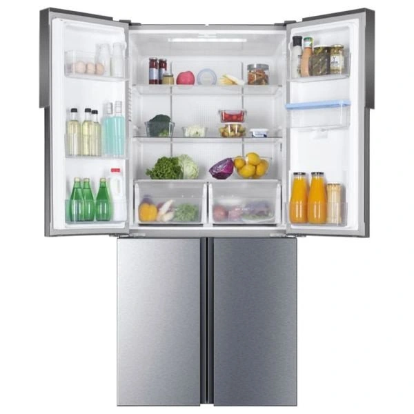 Haier RTG684WHJ - 17ft - French Door Refrigerator - Silver