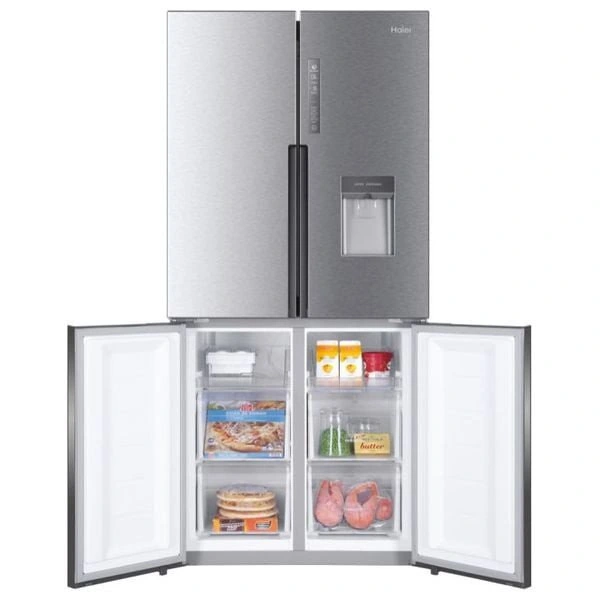 Haier RTG684WHJ - 17ft - French Door Refrigerator - Silver