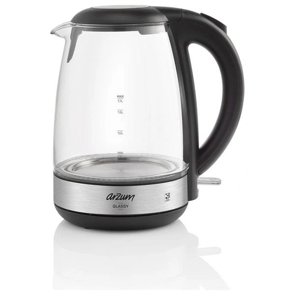  Arzum AR3071 - Kettle - 1.7L -2200Watt - Glass 