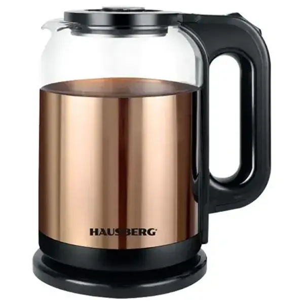  HAUSBERG HB-3622RS - Kettle - 2.0 L - 1800 Watt - Gold 