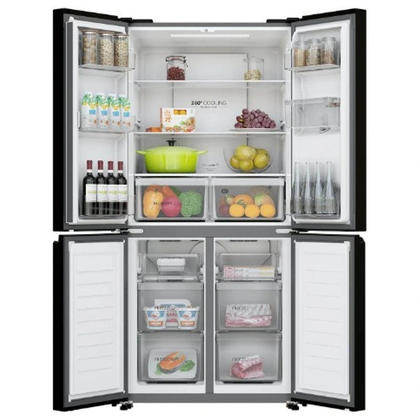 Haier HRF-536BGD - French Door Refrigerator - 17 ft - Black