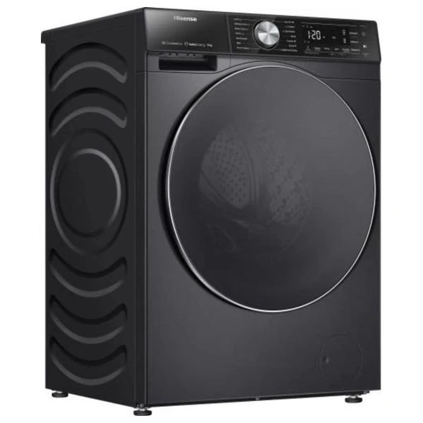 Hisense WD5S1245BB - 12/8Kg - 1400RPM - Front Loading Washing Machine & Dryer - Black