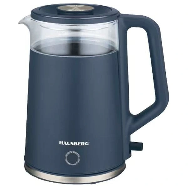  غلاية هاوسبيرغ - 2لتر - 1800واط - HB-3619BL - ازرق فاتح 
