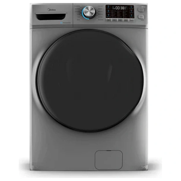 Midea MF600W200B/S - 20Kg - Front Loading Washing Machine - Silver + Midea SC861 - Handheld Vacuum Cleaner - White