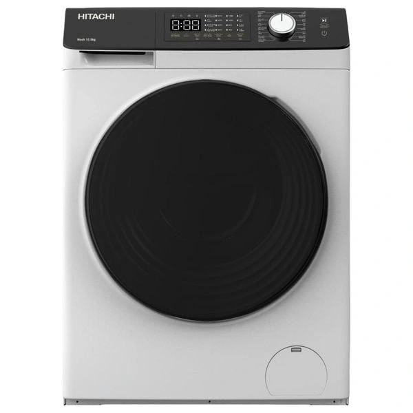 Hitachi BD-1054HVOW - Front Loading Washer - 10.5 kg - 1400 RPM - White
