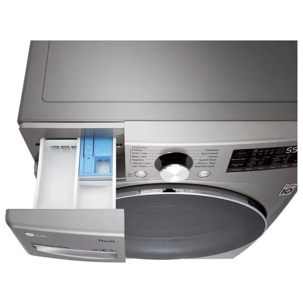 LG WL91H62PN - 15Kg - 1400RPM - Front Loading Washing Machine - Gray