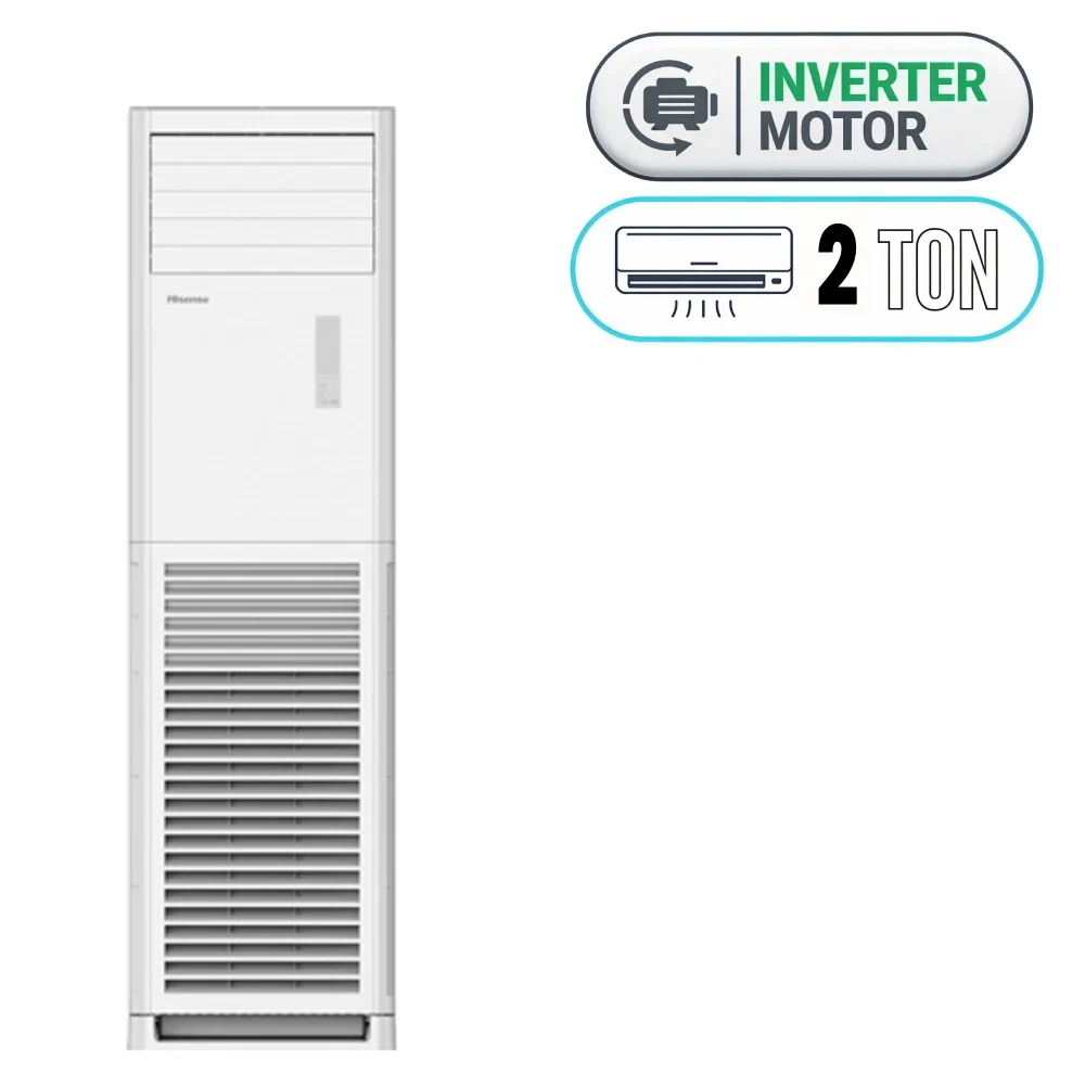 Hisense QAUF-24UT4 Air Conditioner - Tower - 2 Ton - Inverter - White