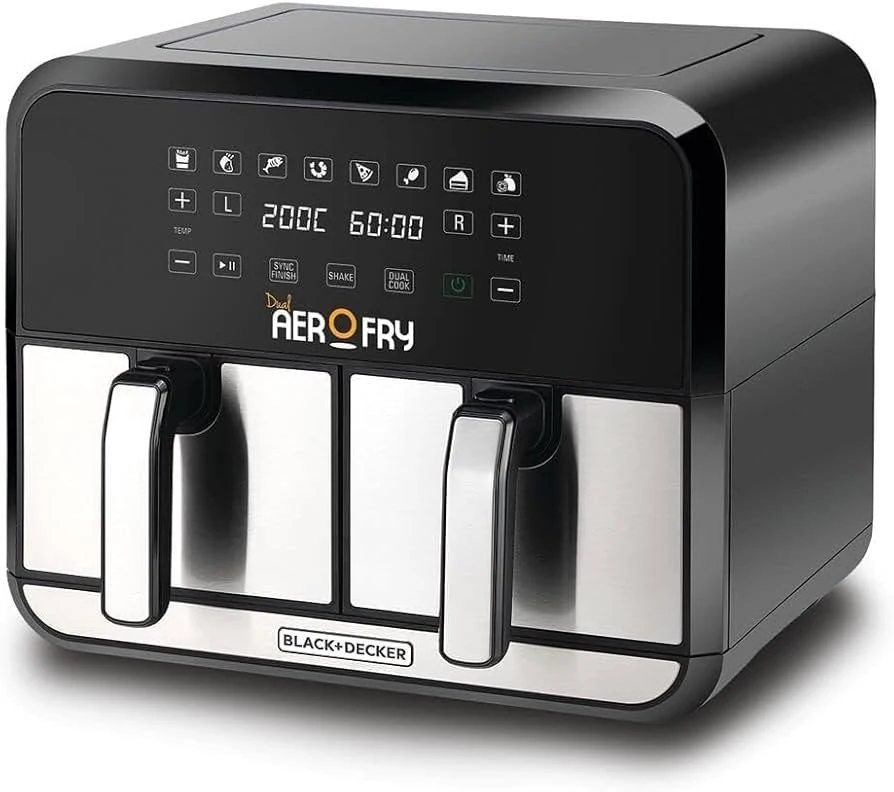 Black&Decker DZAF1700-B5 Air Fryer 8L black/silver