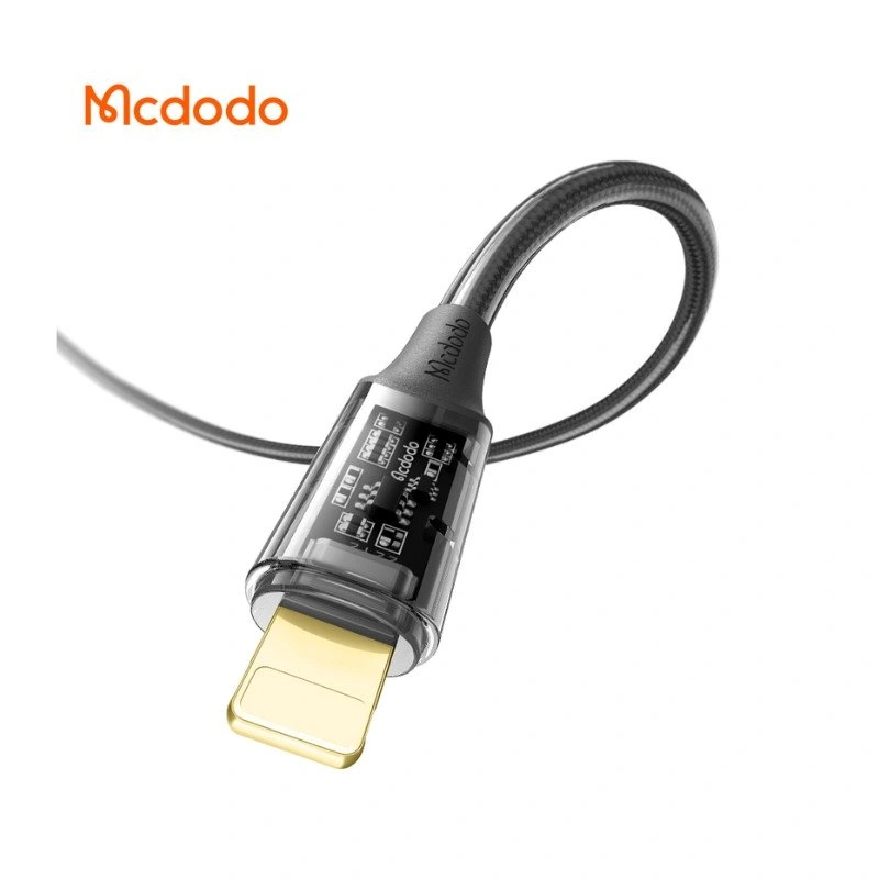 MC 65W C to C Data Cable with LED Light 1.2m Black