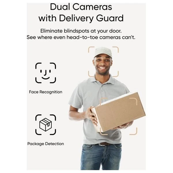 Anker E340 - Video Doorbell - Black