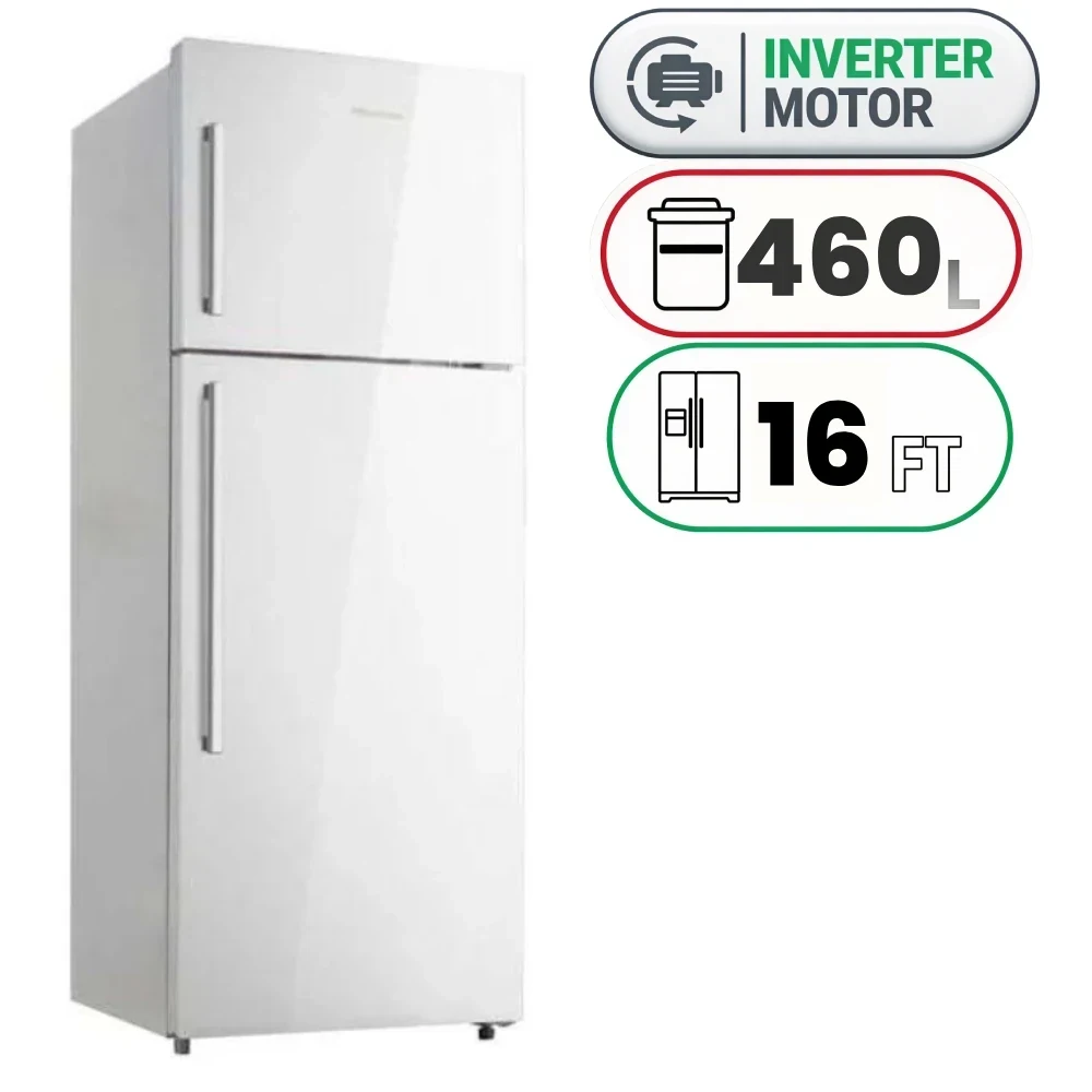 Hisense RT520D4AGW Refrigerator - 460 L - 16 Ft - Inverter - White