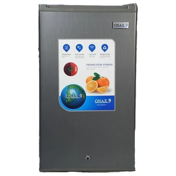Onax RF101 - 5ft - 1-Door Refrigerator - Silver