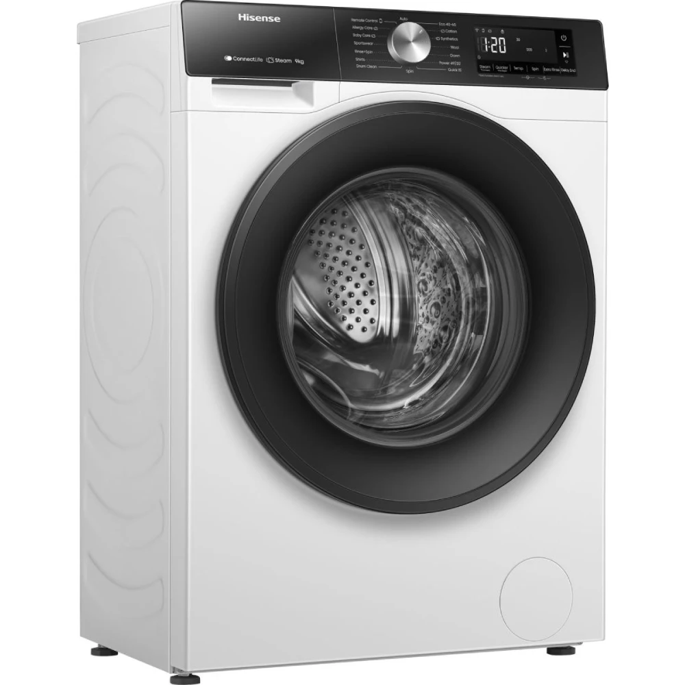 غسالة هايسنس سعة 9 كغم انفيرتر -WF3S9043BW