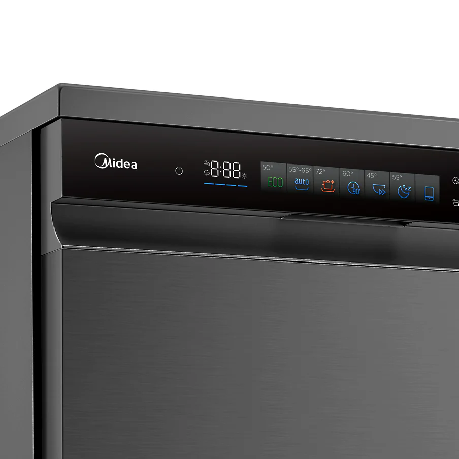 Dishwasher Midea  15 Place Settings 8 Programs -WQP15-WU7633GUR(BS)-IQ